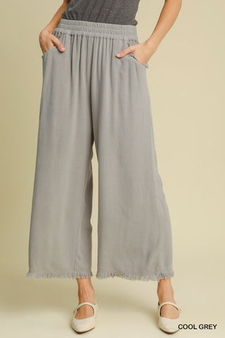 Umgee Best Selling Linen Wide Leg Pants