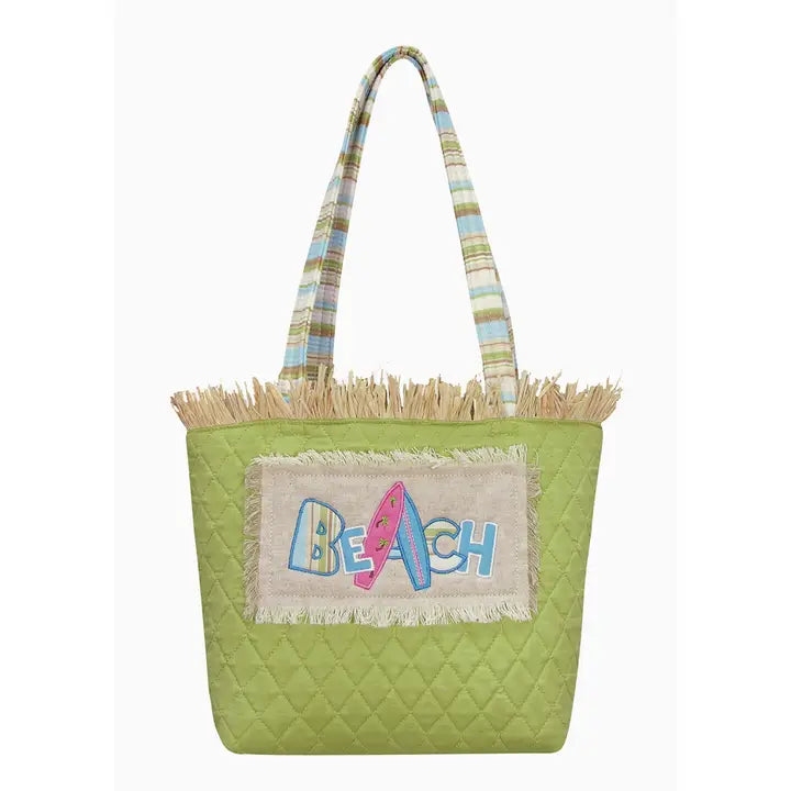 Quilted Beach Tote