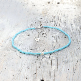 Tiny Vibes Choker - Chill Vibes Waterproof Pearl Crystal