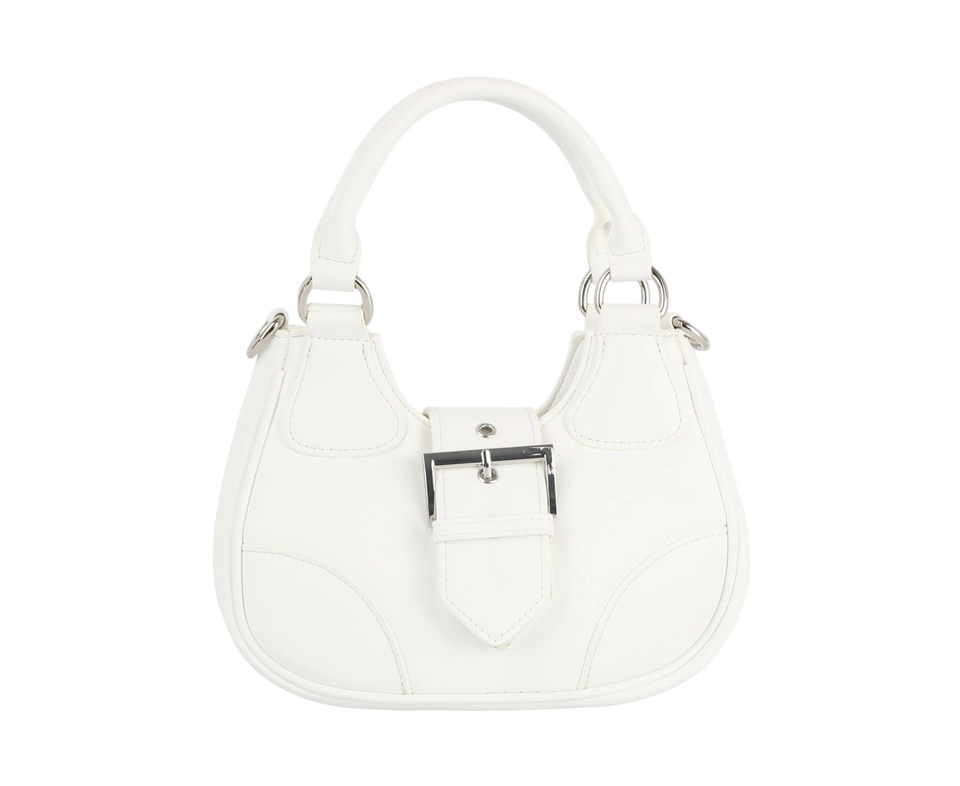 Buckle Front Flap Satchel