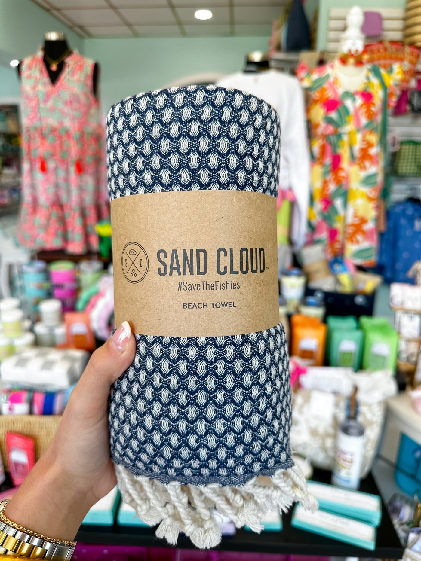 Sand Cloud Siargao Stripe Beach Towel