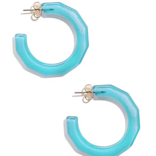 Zenzii Small Textured Hoop Earring