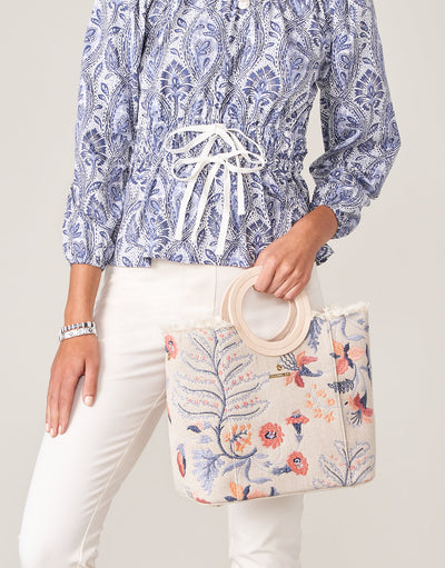 Spartina Bellinger Floral Branch Resort Tote