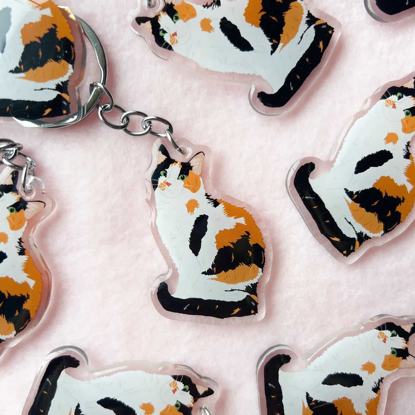 Calico Keychain