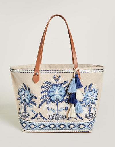 Spartina Fiesta Tote Peeples Song Palms