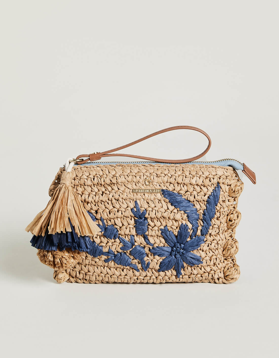 Spartina Crochet Wristlet Blue Wildflower