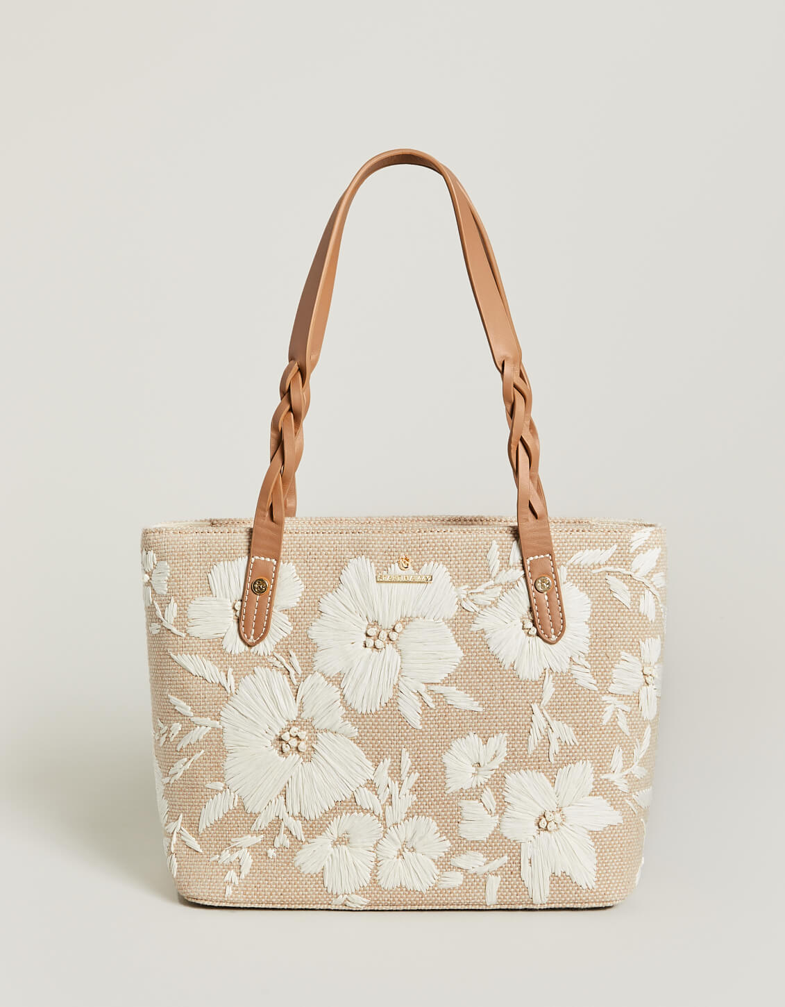 Spartina Rory Tote Parade Raffia Floral