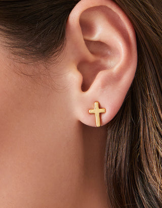 Spartina Splash - Cross Stud Earrings
