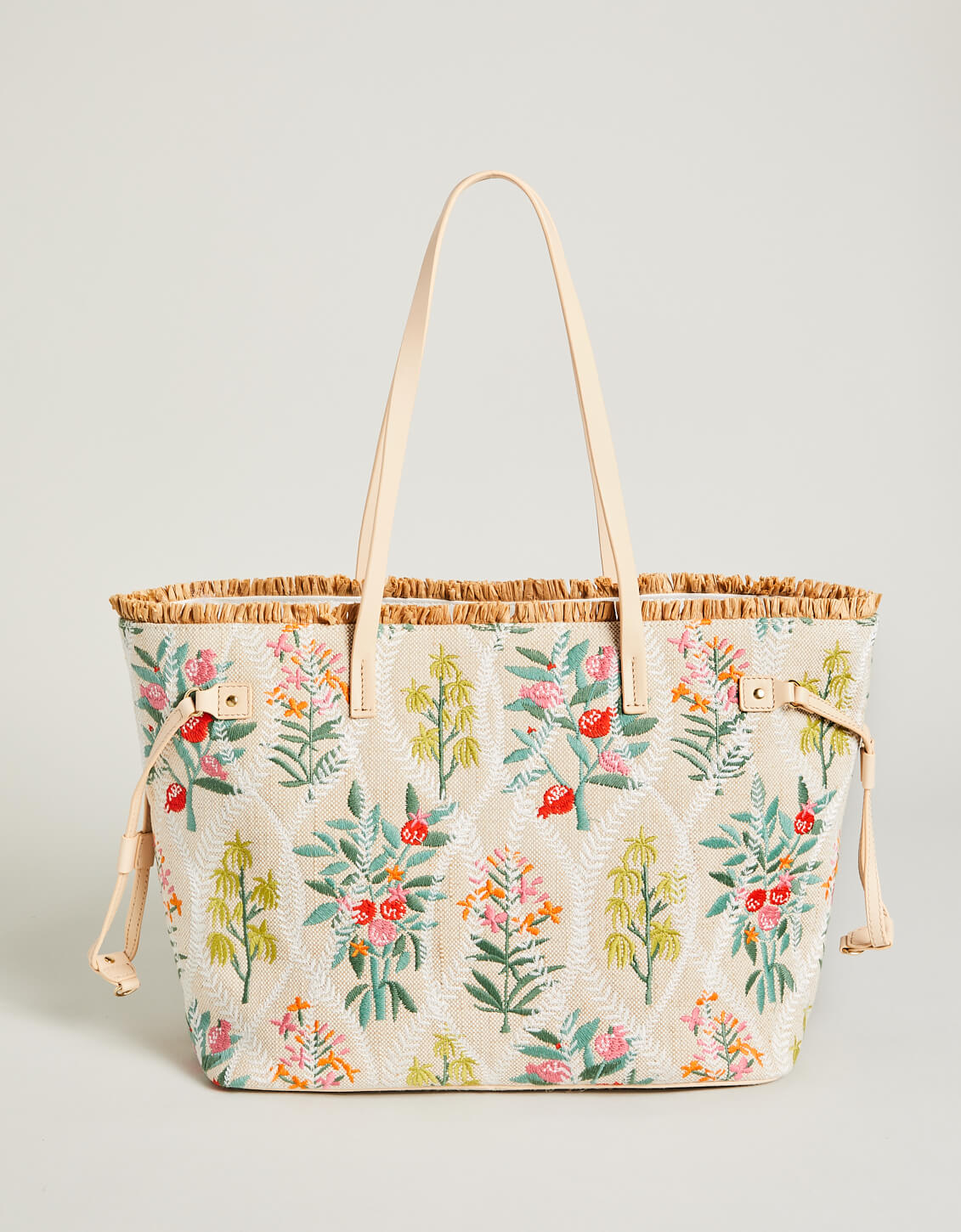 Spartina Jetsetter Tote Queenie Topiary Flax