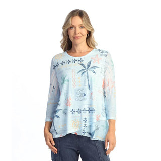 Tidepool Contrast Tunic