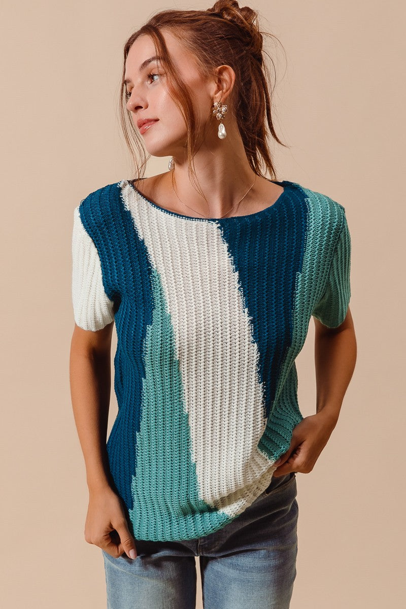 Katrina Color Block Sweater