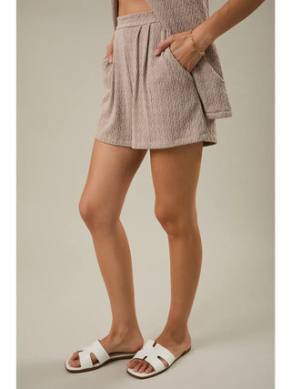 Pleat Detail Shorts