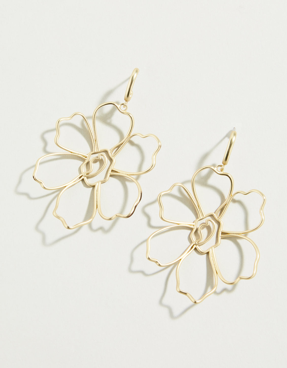 Spartina Granny Flower Earrings Gold