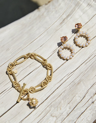 Spartina Baroness Earrings Pearl