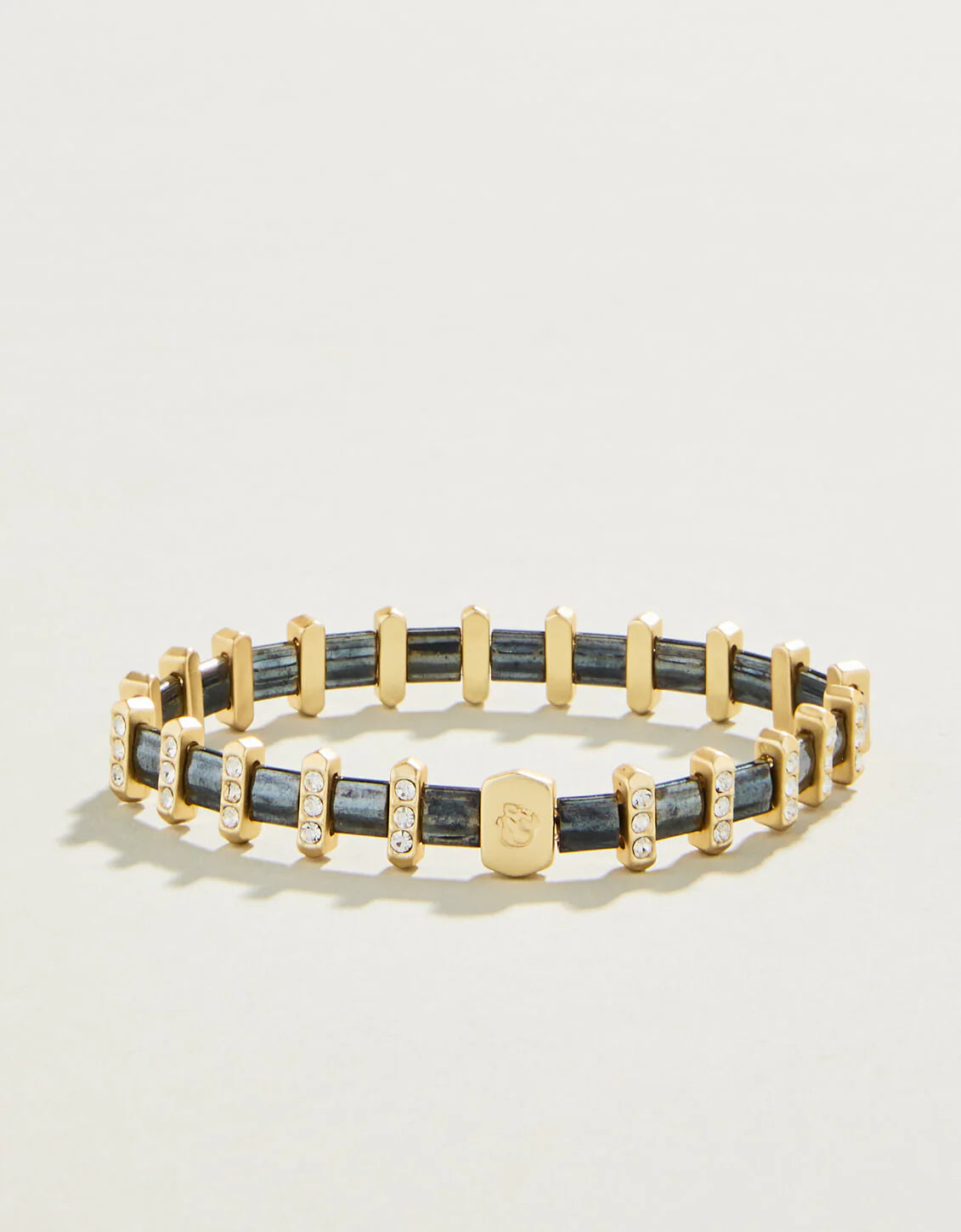 Spartina Tila Sparkle Stretch Bracelet - Metallic Grey