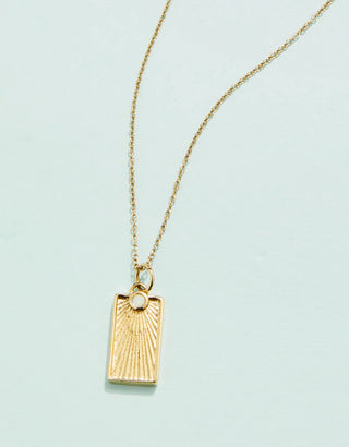 Spartina DuBois Necklace White Opal 18"