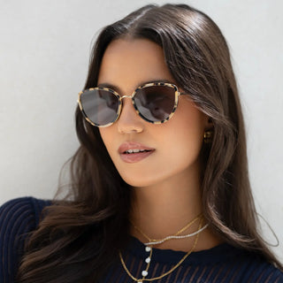 Freyrs Luna Acetate Womens Cat Eye Sunglasses
