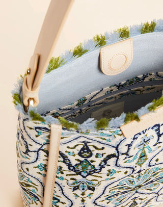 Spartina Melody Bucket Hamilton Rug Print White