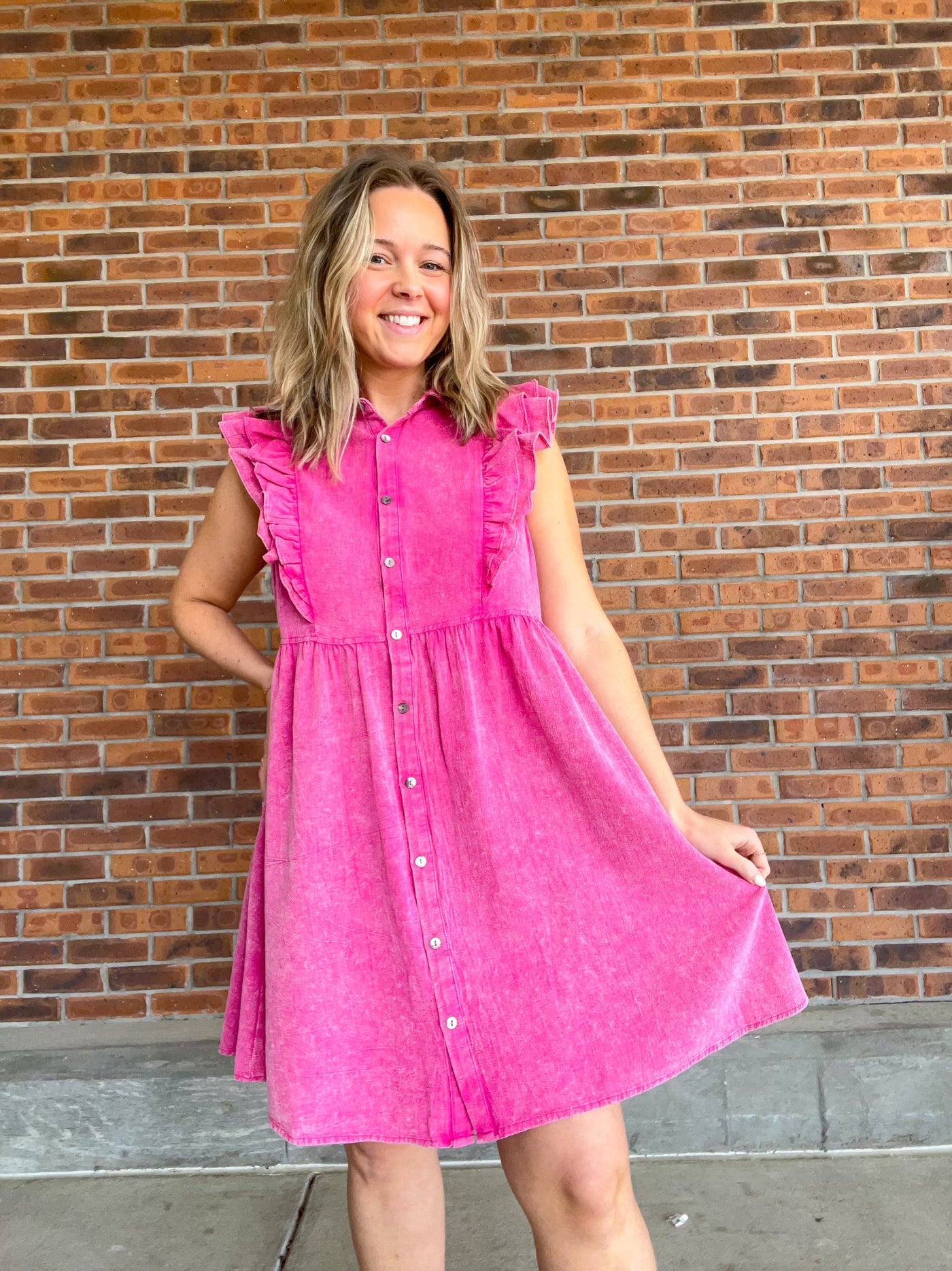 Umgee Aelin Denim Dress