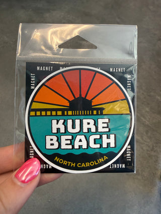 Sunset Kure Beach NC Magnet