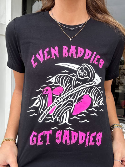 Even Baddies Get Saddies Halloween Shirt