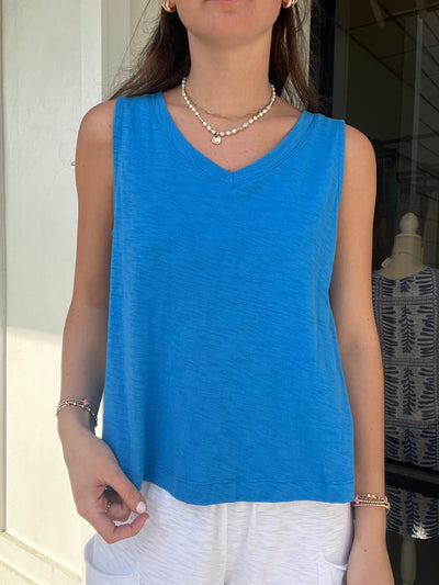 Escape by Habitat Cotton Slub V-Neck Tank