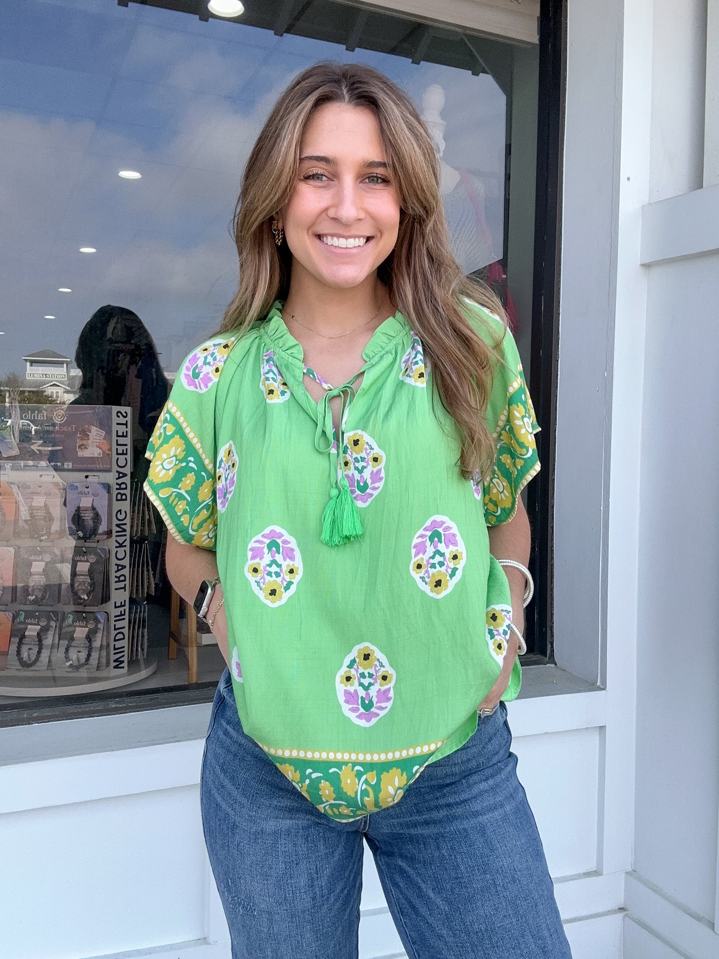 Umgee Flower Stamp Top