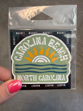 Sunset Carolina Beach NC Magnet