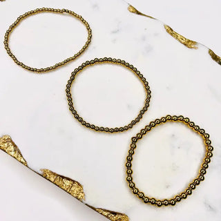 Waterproof Gold Stretch Bracelet