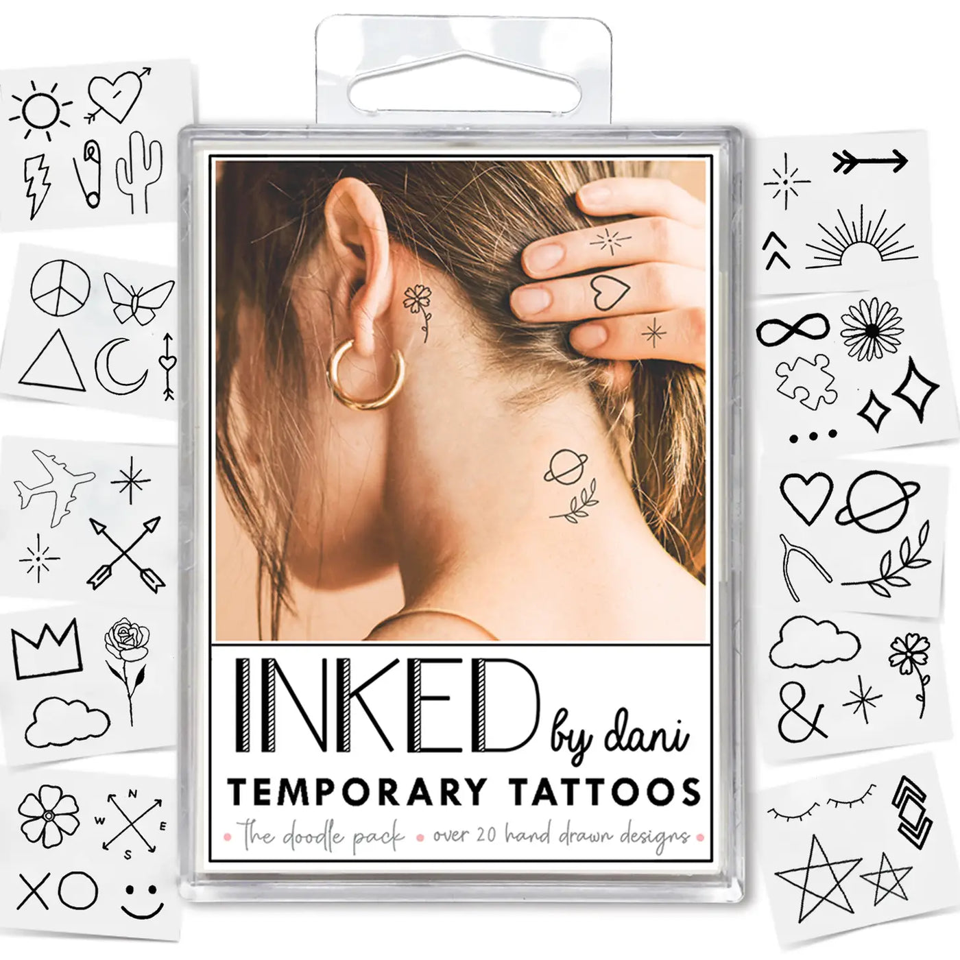 "Doodle Pack" Temporary Tattoo Pack