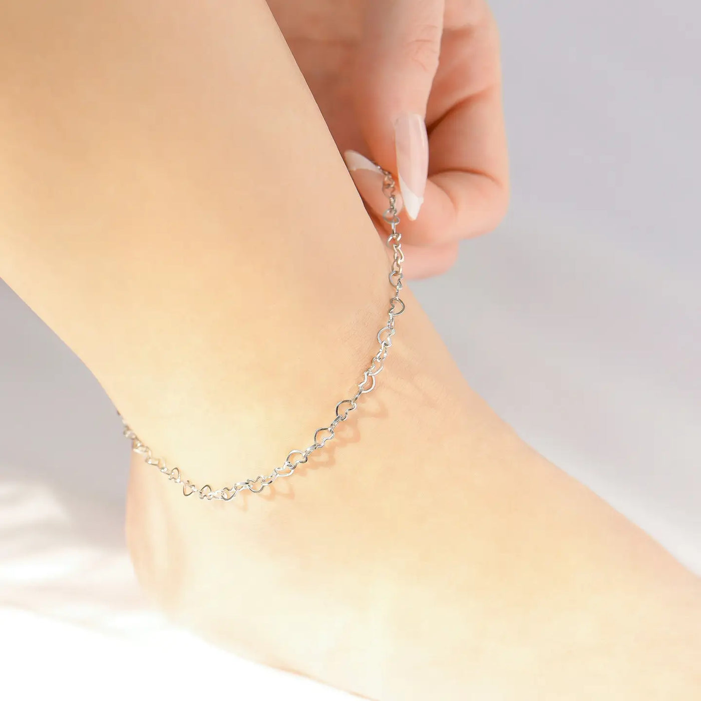 Linked Hearts Anklet