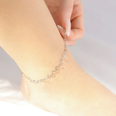 Linked Hearts Anklet