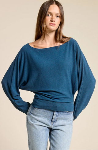 Bryn Boat Neck Top