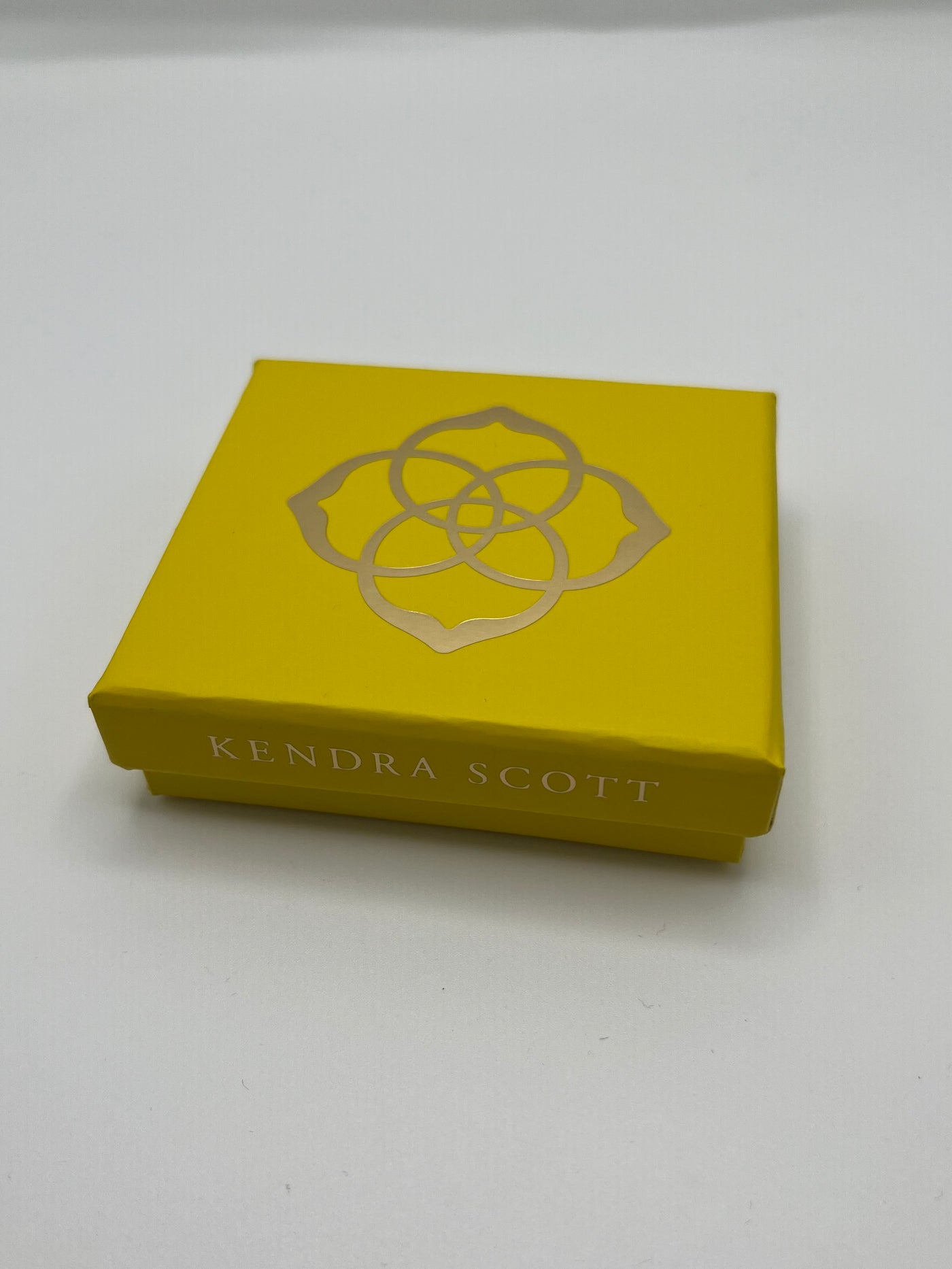 Kendra Scott Boxed Mikki Pave Huggie Gold CZ