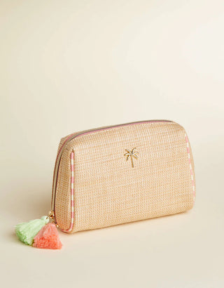 Spartina Boho Cosmetic Pouch Palm Tree