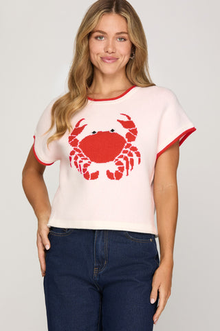 Crabby Sweater Top