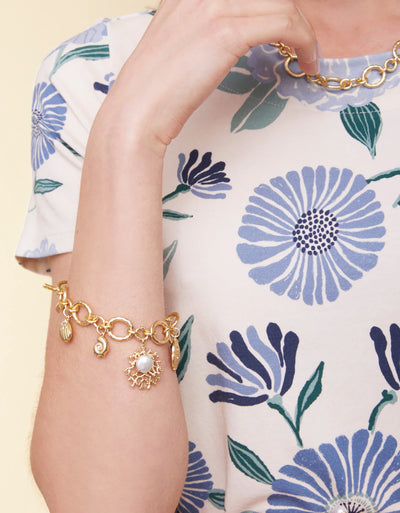 Spartina Coastal Dreams Charm Toggle Bracelet