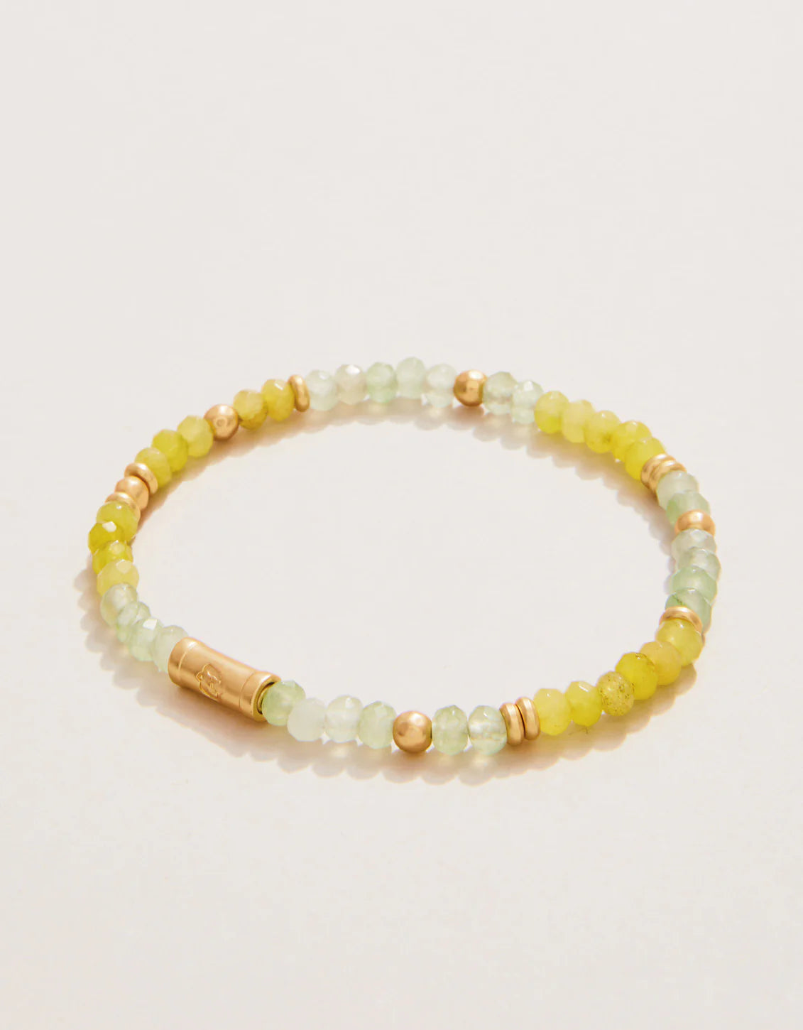 Spartina 4mm Stone Stretch Bracelet Blue/Lime