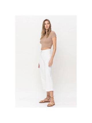Vervet High Rise Wide Leg With Self Belt