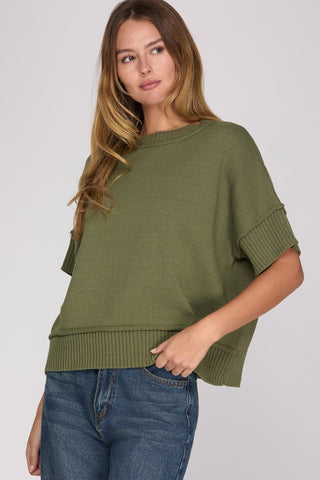 Grove Drop Sleeve Sweater
