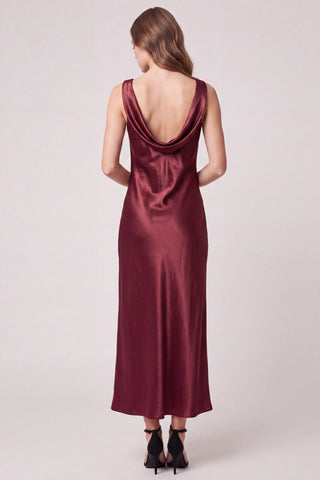 Back Cowl Cocktail Dress