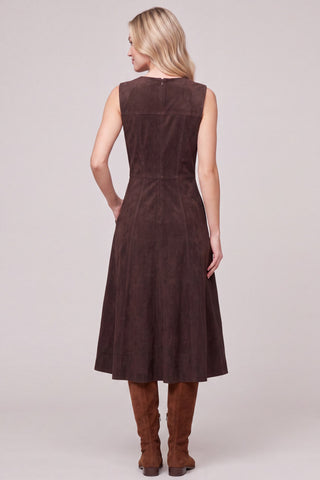 Fancy Faux Suede Dress