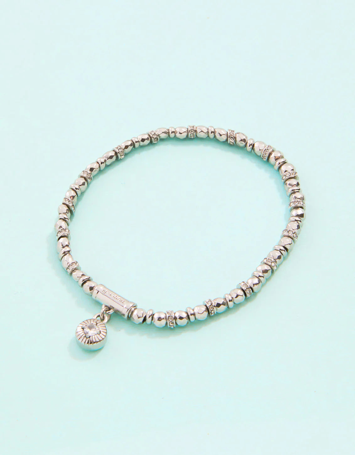 Spartina Splash Sparkling Port Royal Stretch Bracelet 4mm