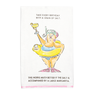 Mudpie Margarita Glitter Birthday Towel