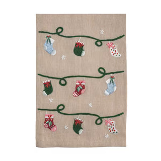 Whimsy Christmas Tea Towel