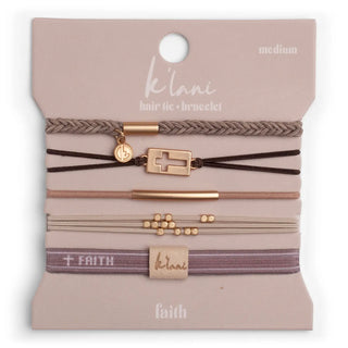 K'Lani Hair Tie Bracelets - Faith