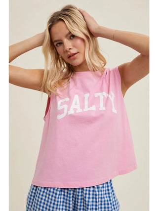 "Salty" Boxy Tee Tank
