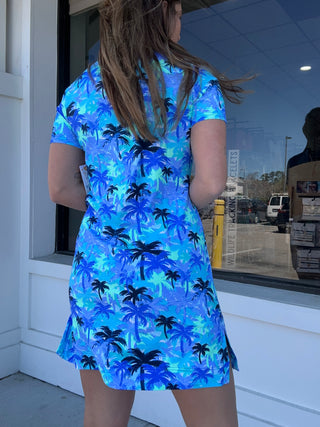 Lulu B Pretty Palms Dress