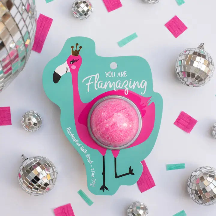 You Are Flamazing Flamingo Clamshell Bath Bomb