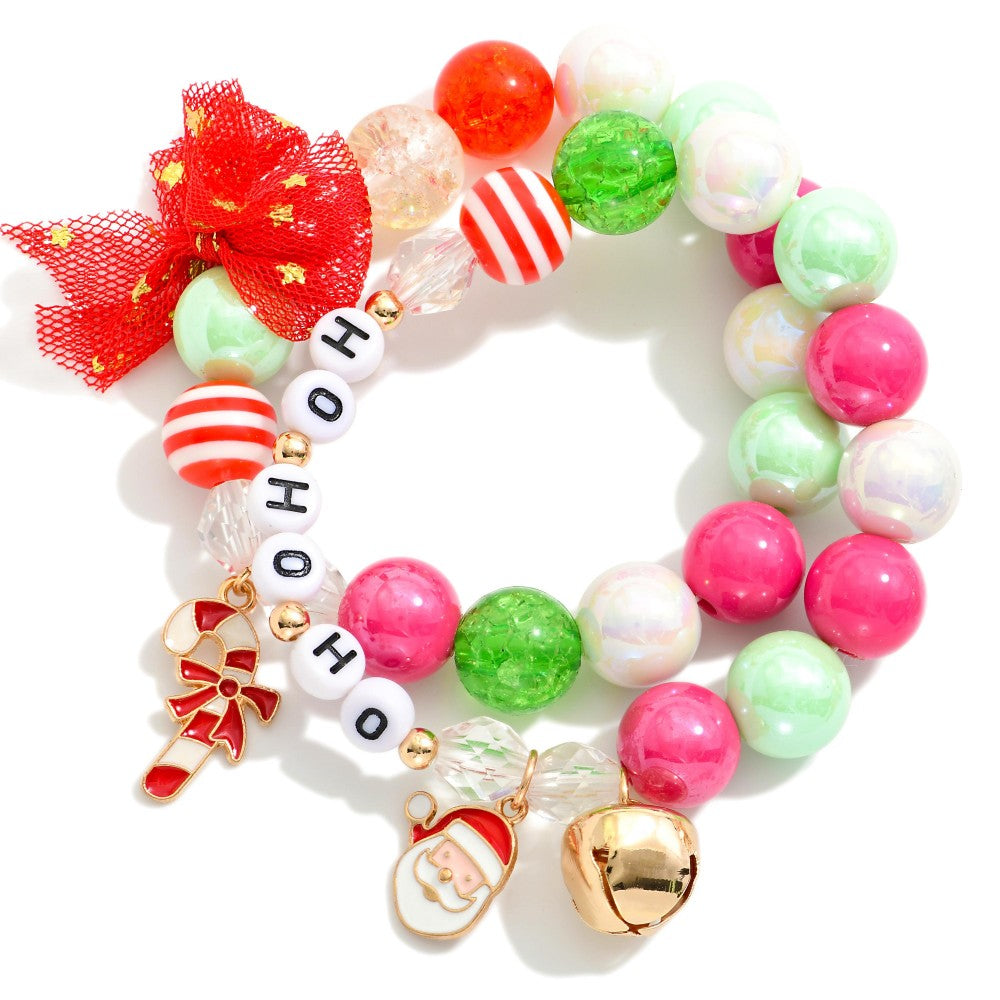 HoHoHo Christmas Bracelet